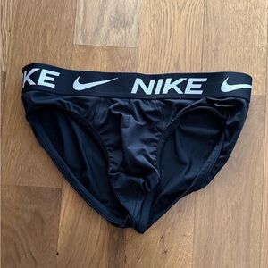 3-Pairs Nike Black Briefs with White Logo Waistband